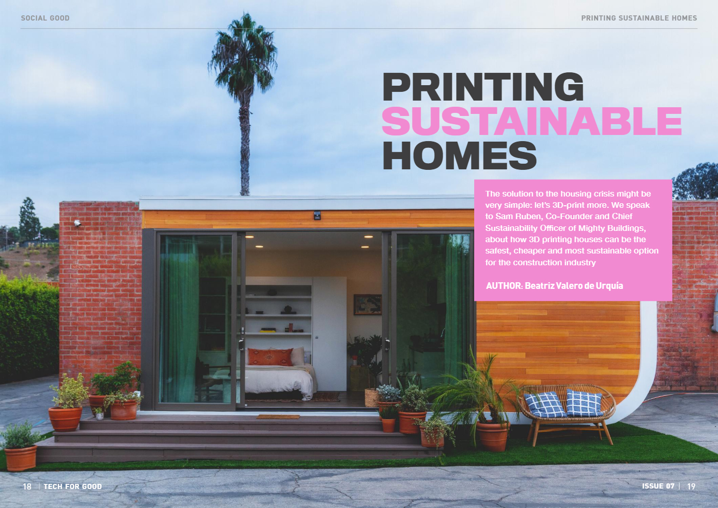 Printing sustainable homes