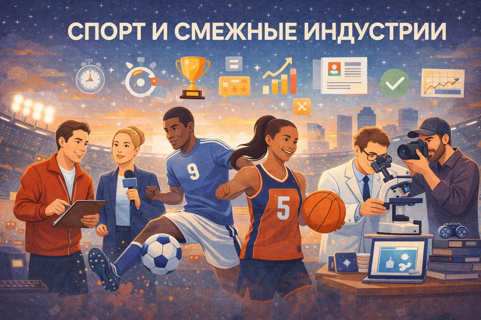 Люди профессий, связанных со спортом