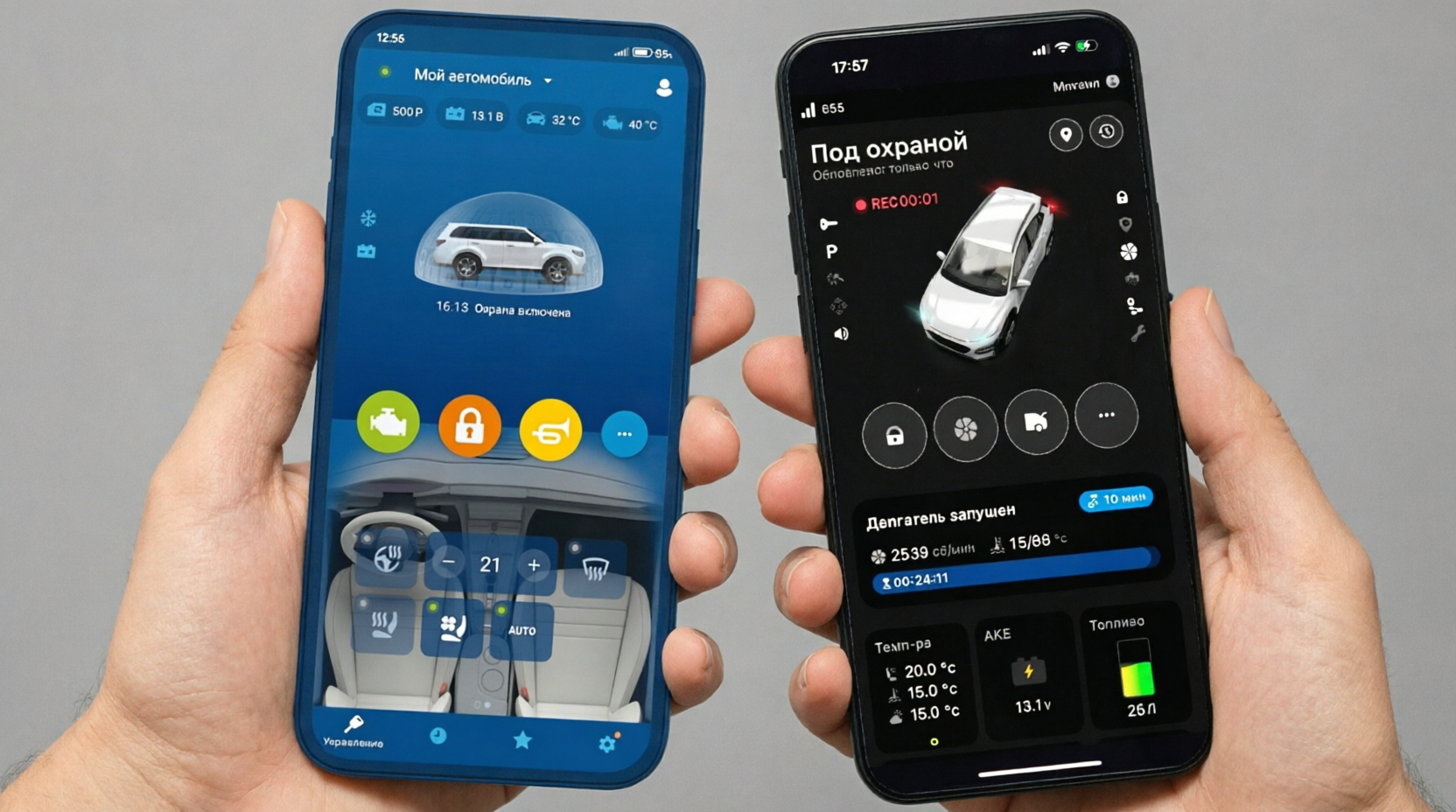 Управление автосигнализацией Pandora или StarLine со смартфона через мобильное приложение