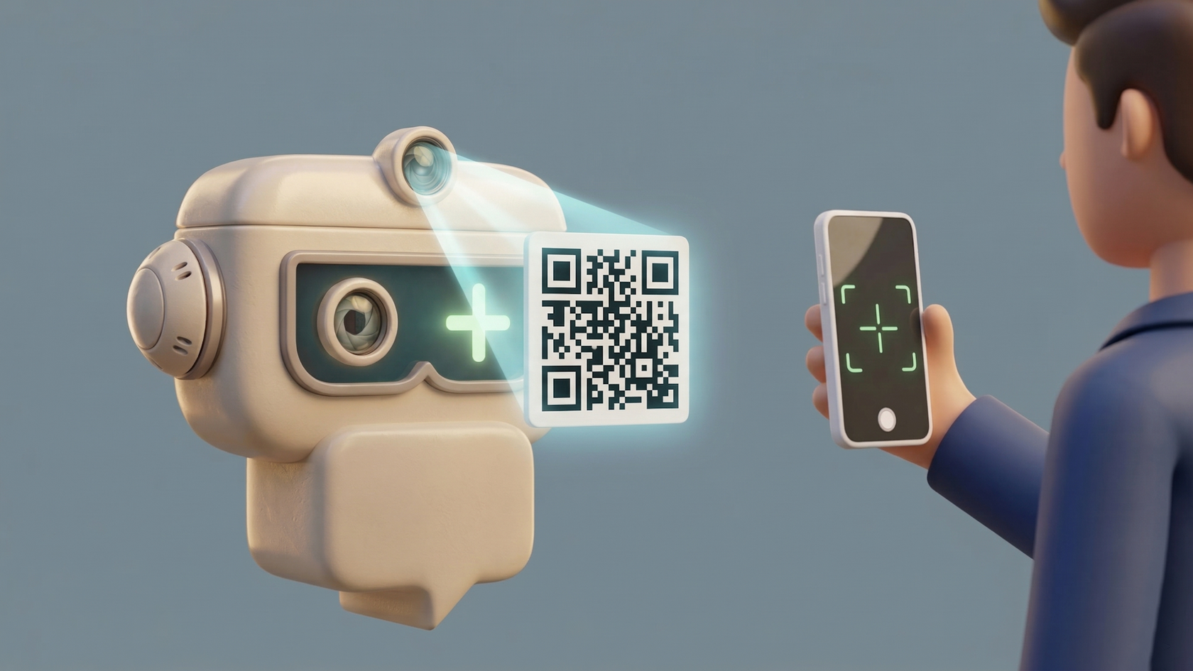 Иллюстрация: регистрация клиента по ссылке или QR-коду