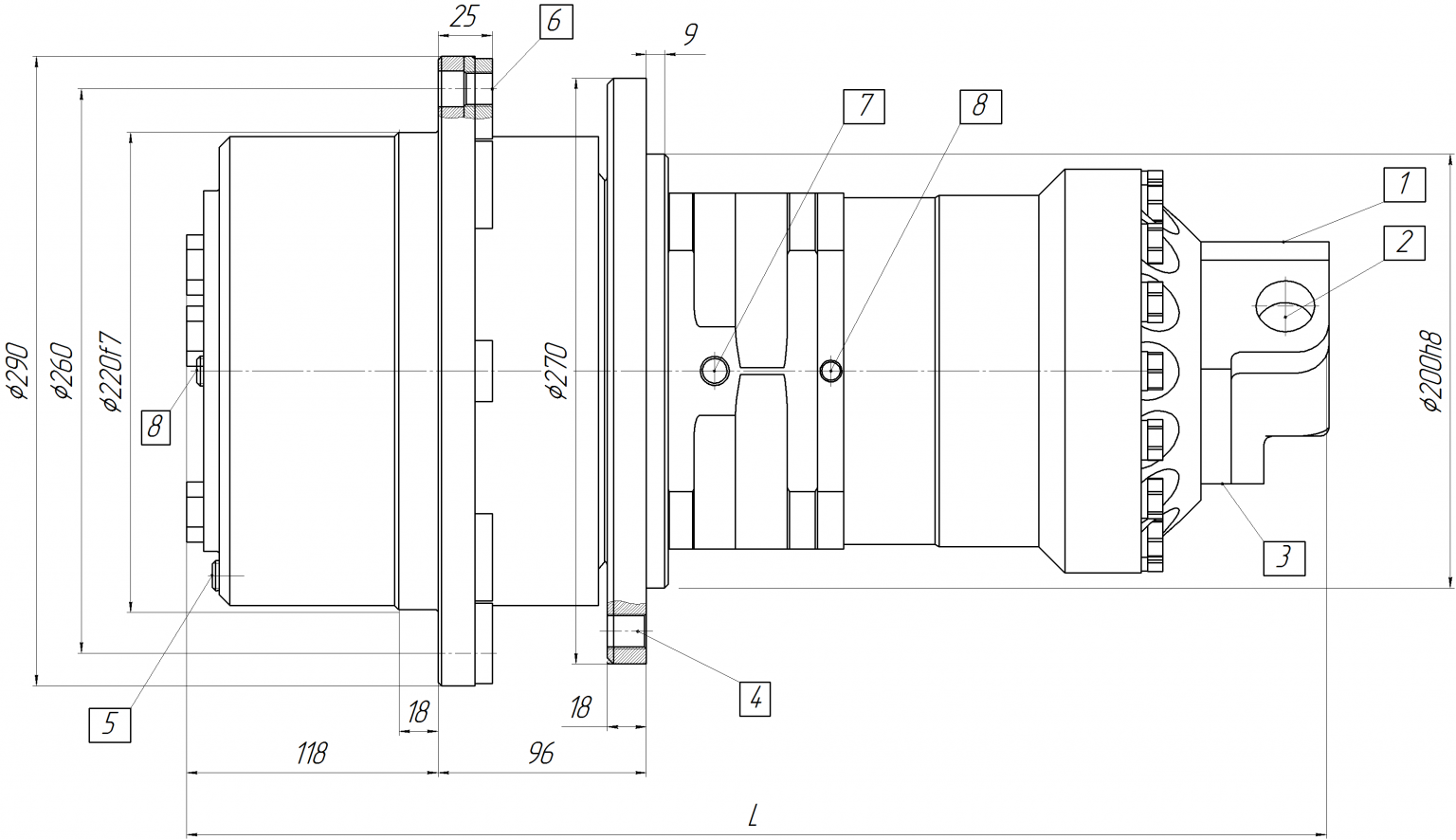 Габаритные и присоединительные размеры