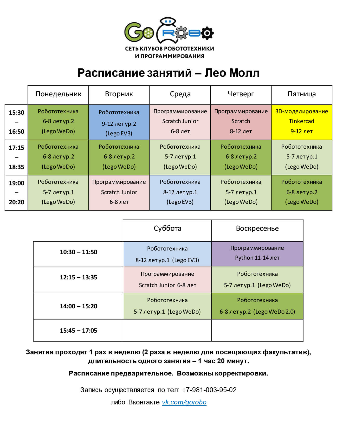 Курсы программирования для детей записаться в Санкт-Петербурге в GoROBO