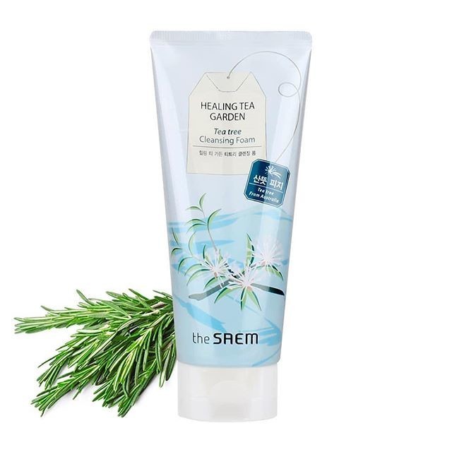 The saem cleansing foam. The Saem Healing Tea Garden Tea Tree Cleansing Foam. The Saem пенка для умывания чайное дерево. The Saem пенка с чайным деревом. Пенка для умывания the Saem Healing Tea Garden.