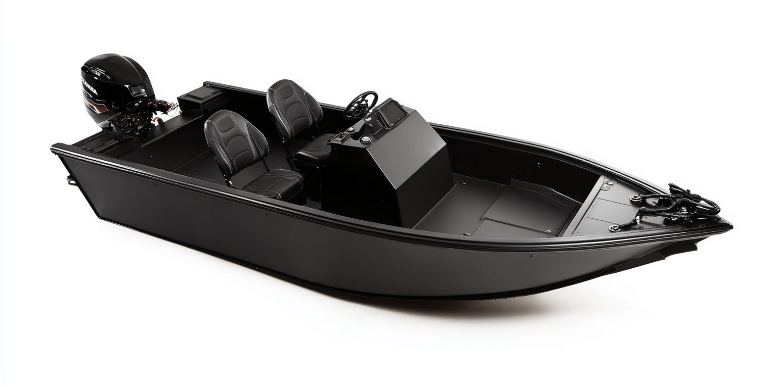 быстроходный рыболовный катер из HDPL 