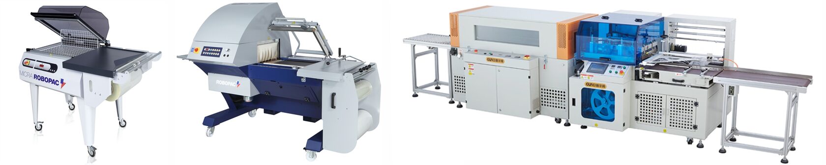 Термоусадочное оборудование для упаковки продукции в термоусадочную плёнку