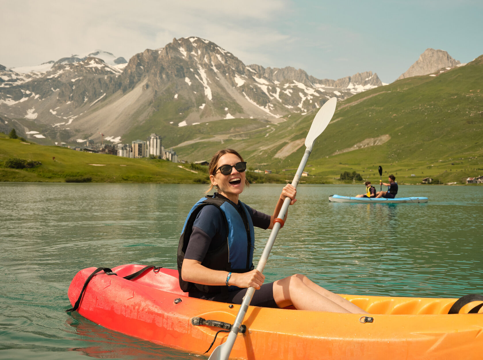 Летняя деревня Tignes