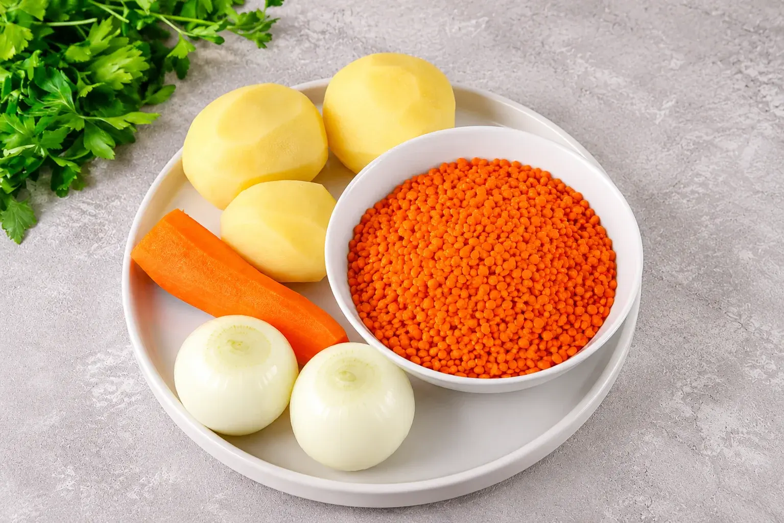 продукты для чечевичного супа
