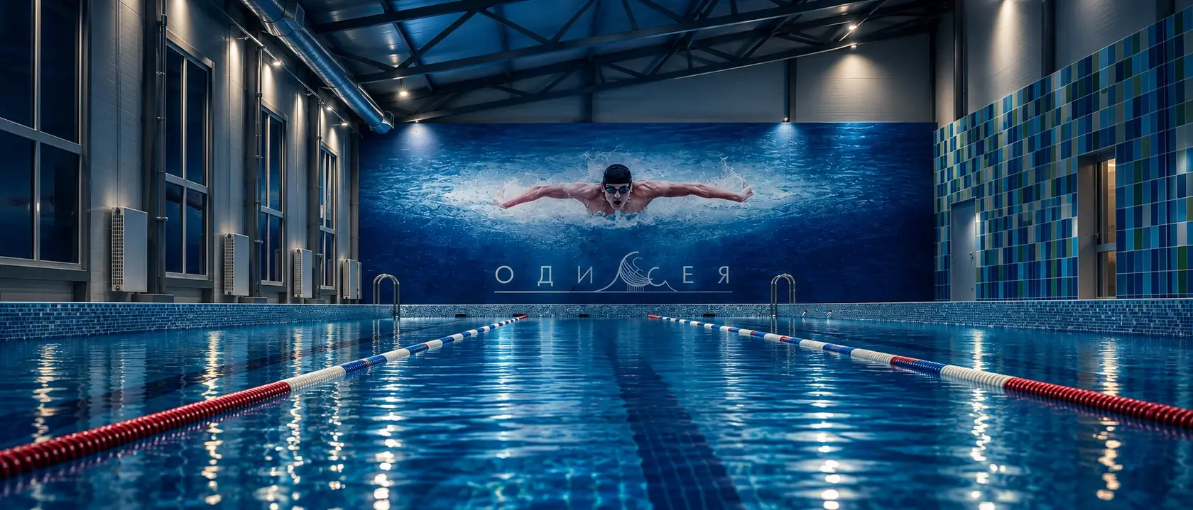Бассейн фитнес-клуба Одиссея