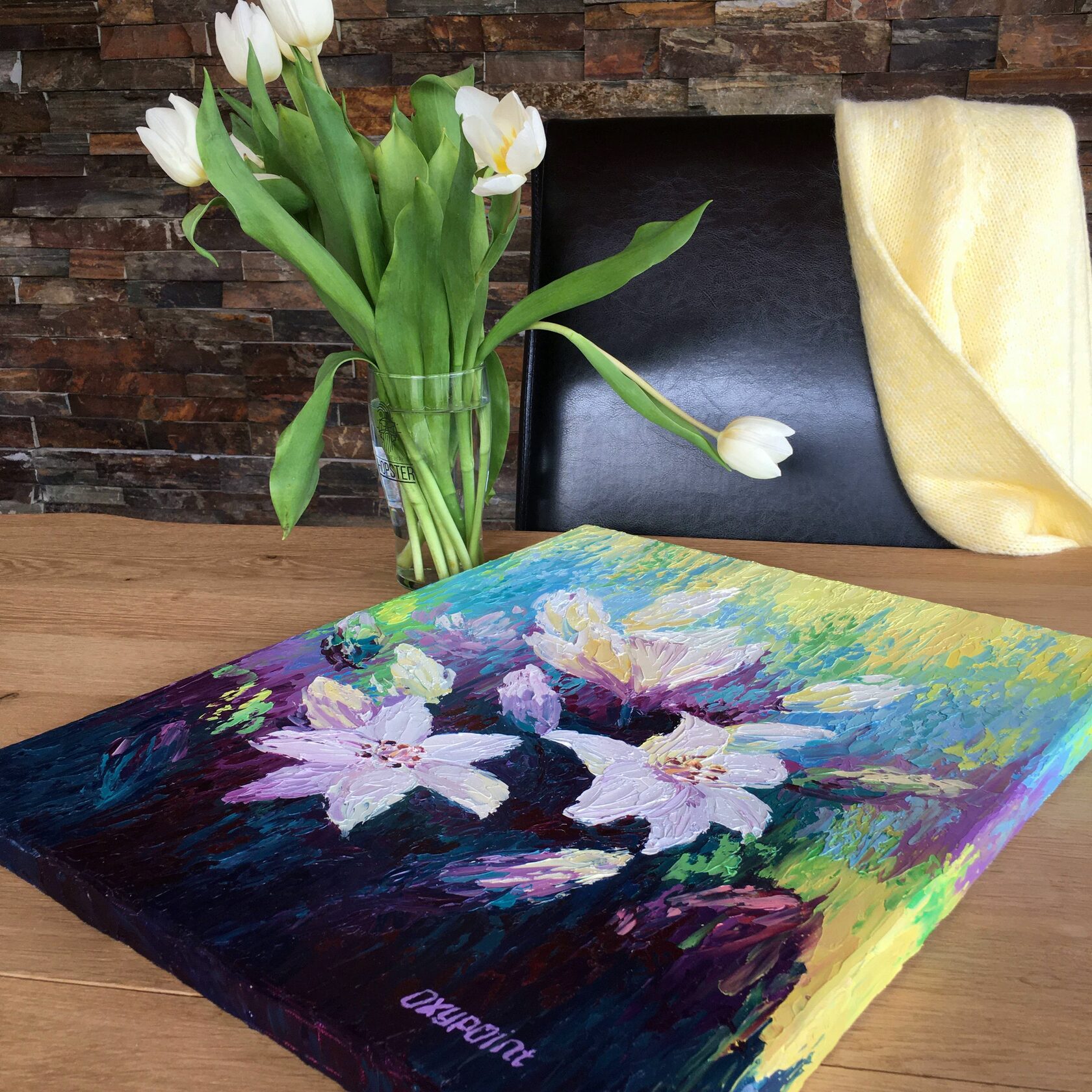 lily flower painting 