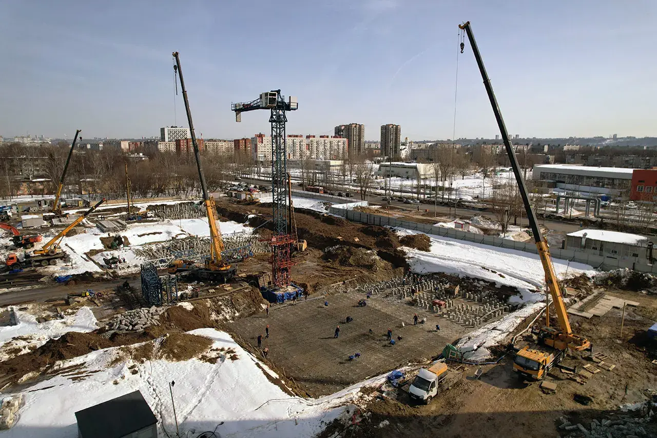 Ход строительства ЖК Новая Львовская — март 2026