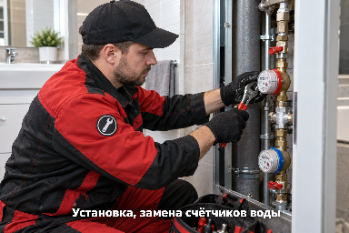 Установка и замена счётчиков воды