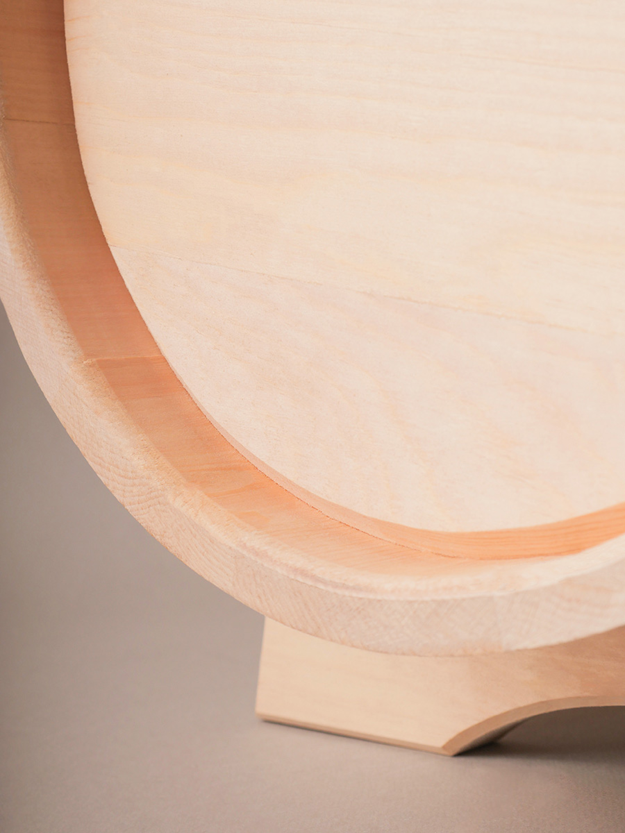 лагун жбан деревянный большой с подставкой