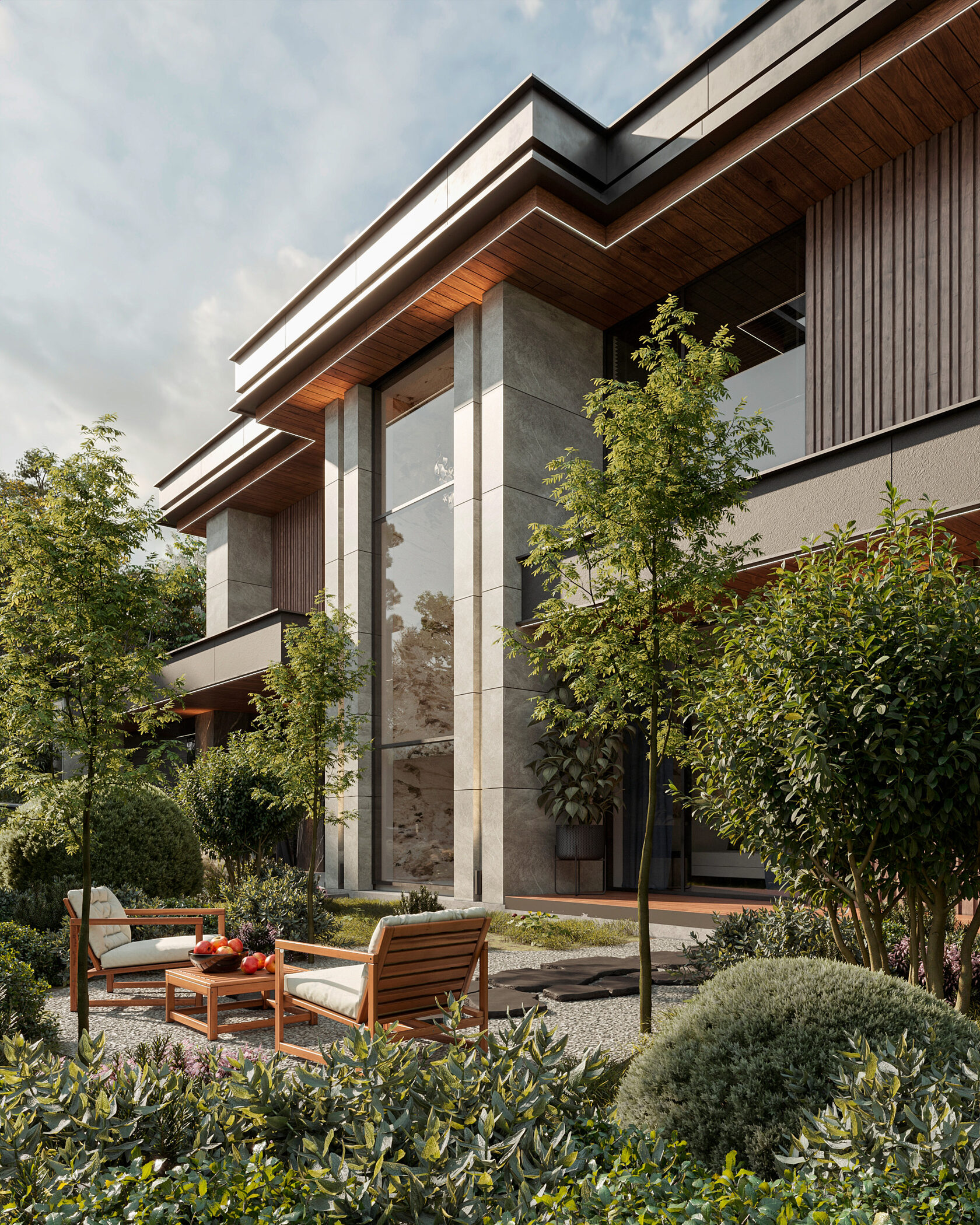 VILLA SERENITY — материалы проекта