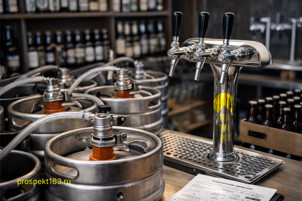 Разливное пиво в кегах и учет списания в ЕГАИС для баров и магазинов