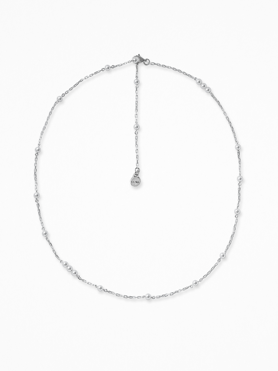 Ovo Pearl Chain Link Necklace