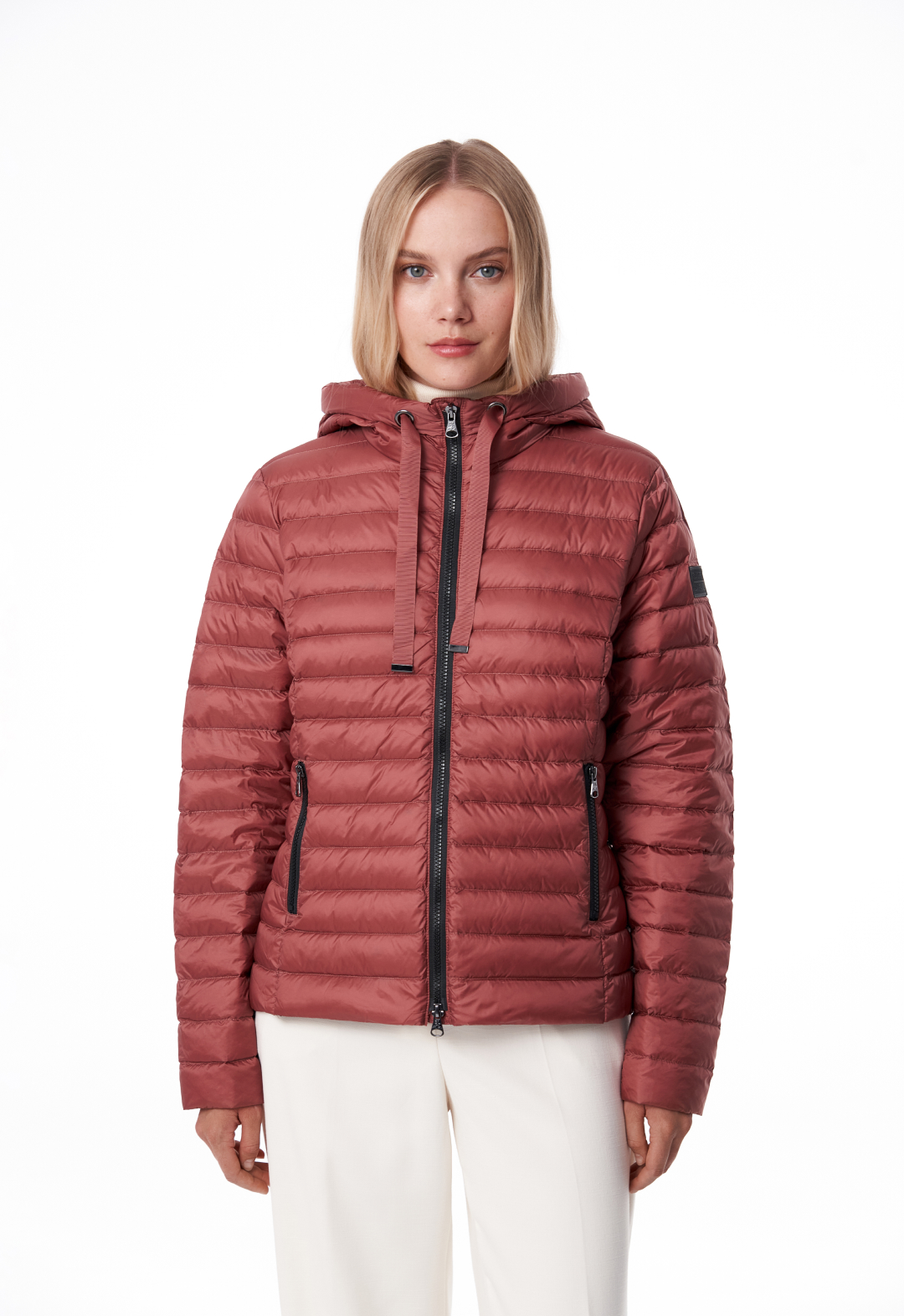 Женский демисезонный легкий пуховик Lillestrøm коричневый, 52 размер ...