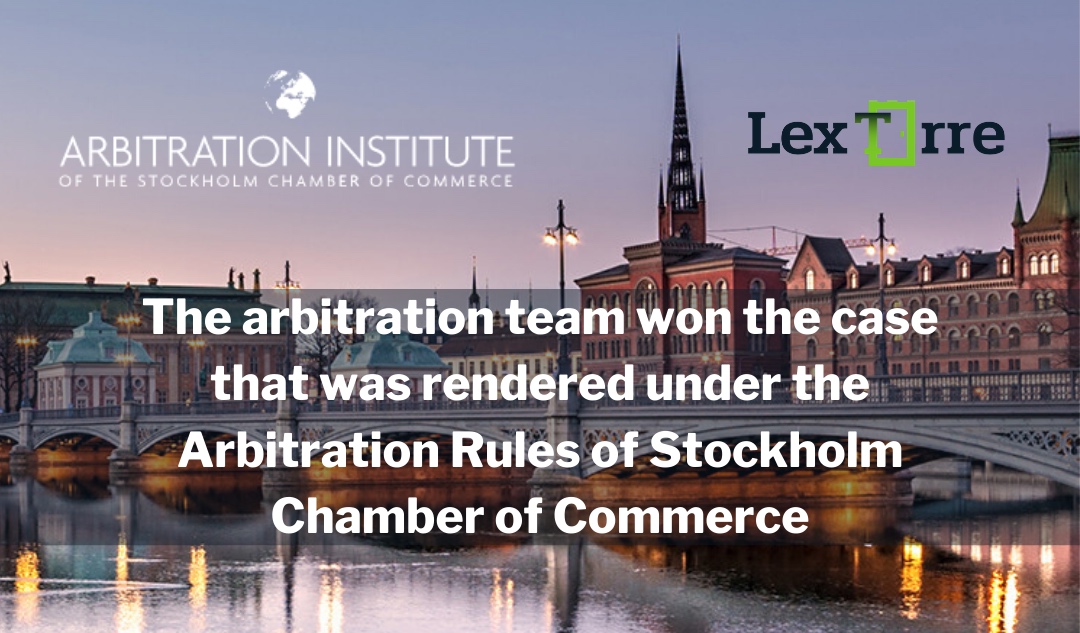 The Arbitration Team Of Lex Torre Won The Case That Was Rendered Under ...