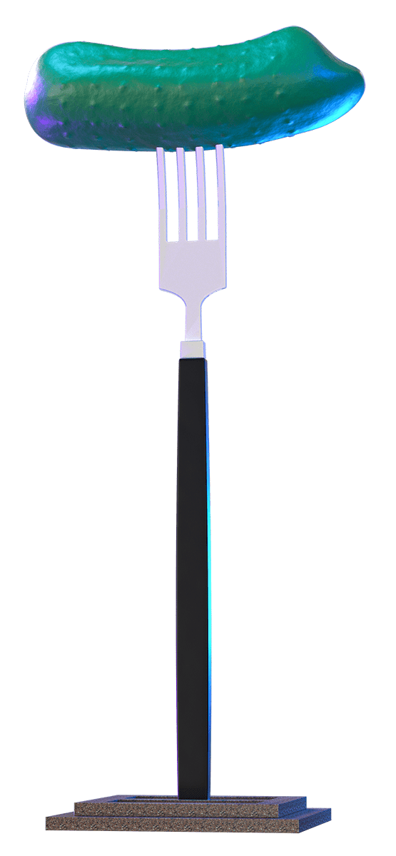 Огурец на вилке, Белгородская область, Старый Оскол