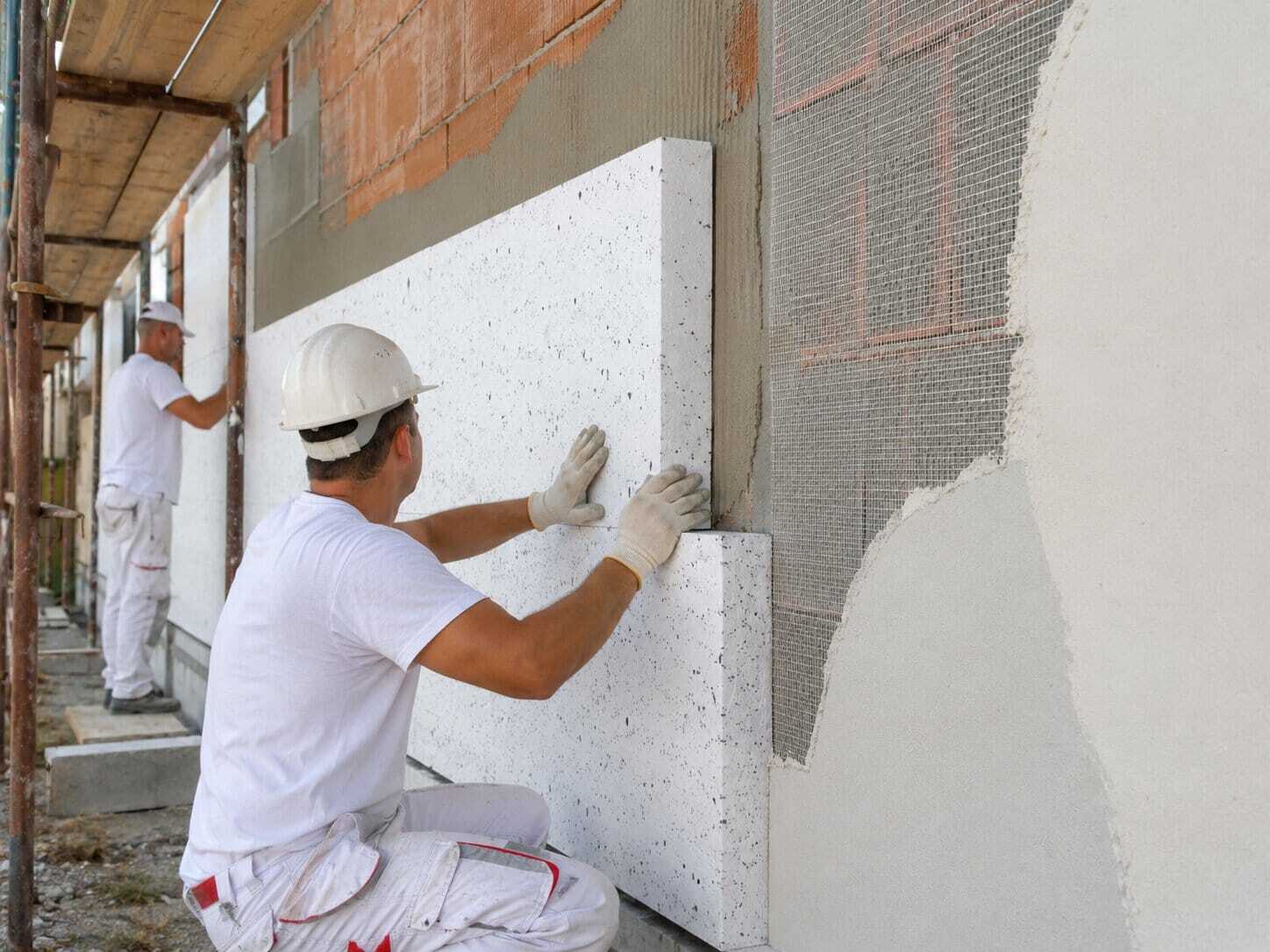 утепление стен частного дома