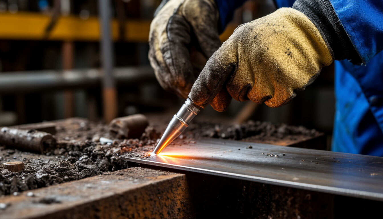 Проверка сварочного шва керосином