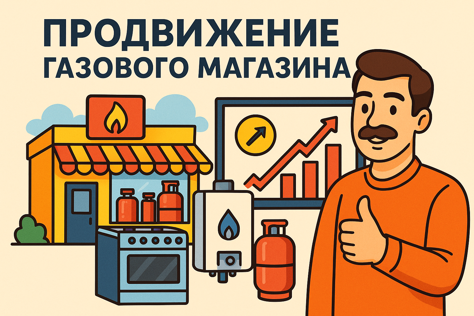 Продвижение и реклама газового магазина (оборудования)