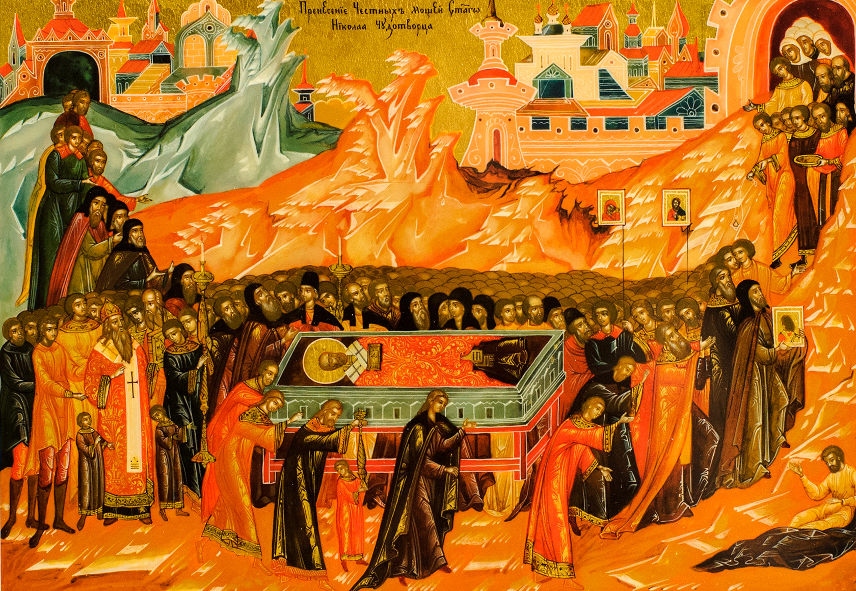икона перенесение мощей николая чудотворца из мир ликийских. перенесение мощей свт николая чудотворца. перенесение мощей святителя николая в бари 22. перенесение мощей николая чудотворца в бари. перенесение мощей святителя николая.