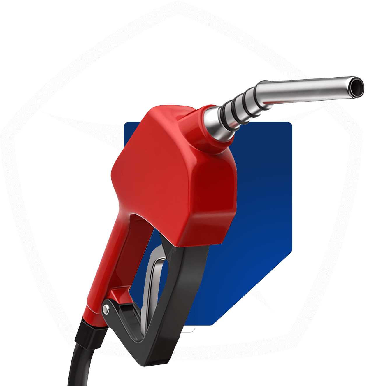 Пистолет бензобака красный