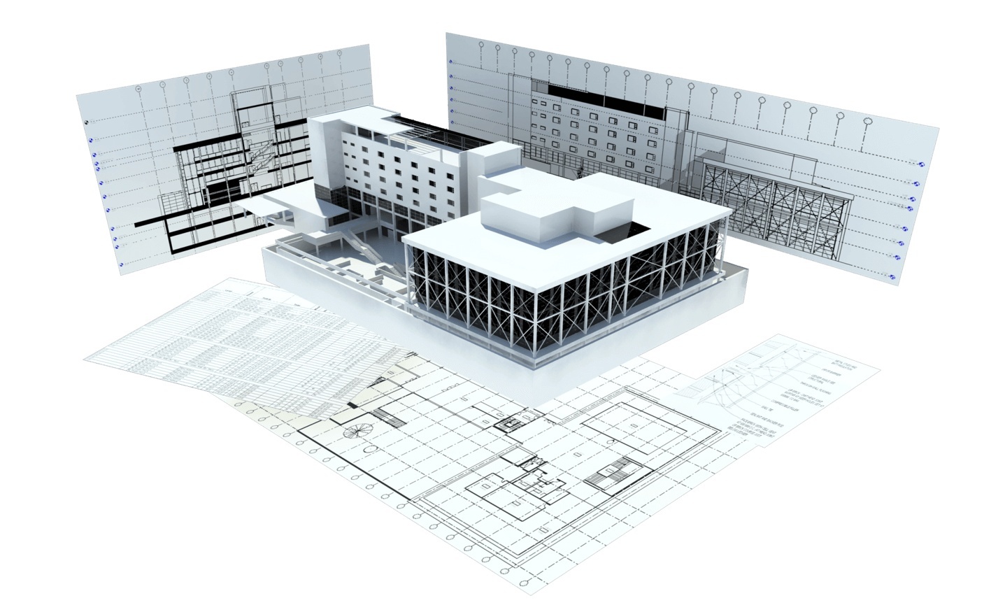 Проектируем корпус. BIM модель в строительстве. Проектирование зданий и сооружений. Моделирование в строительстве. Объемное проектирование.