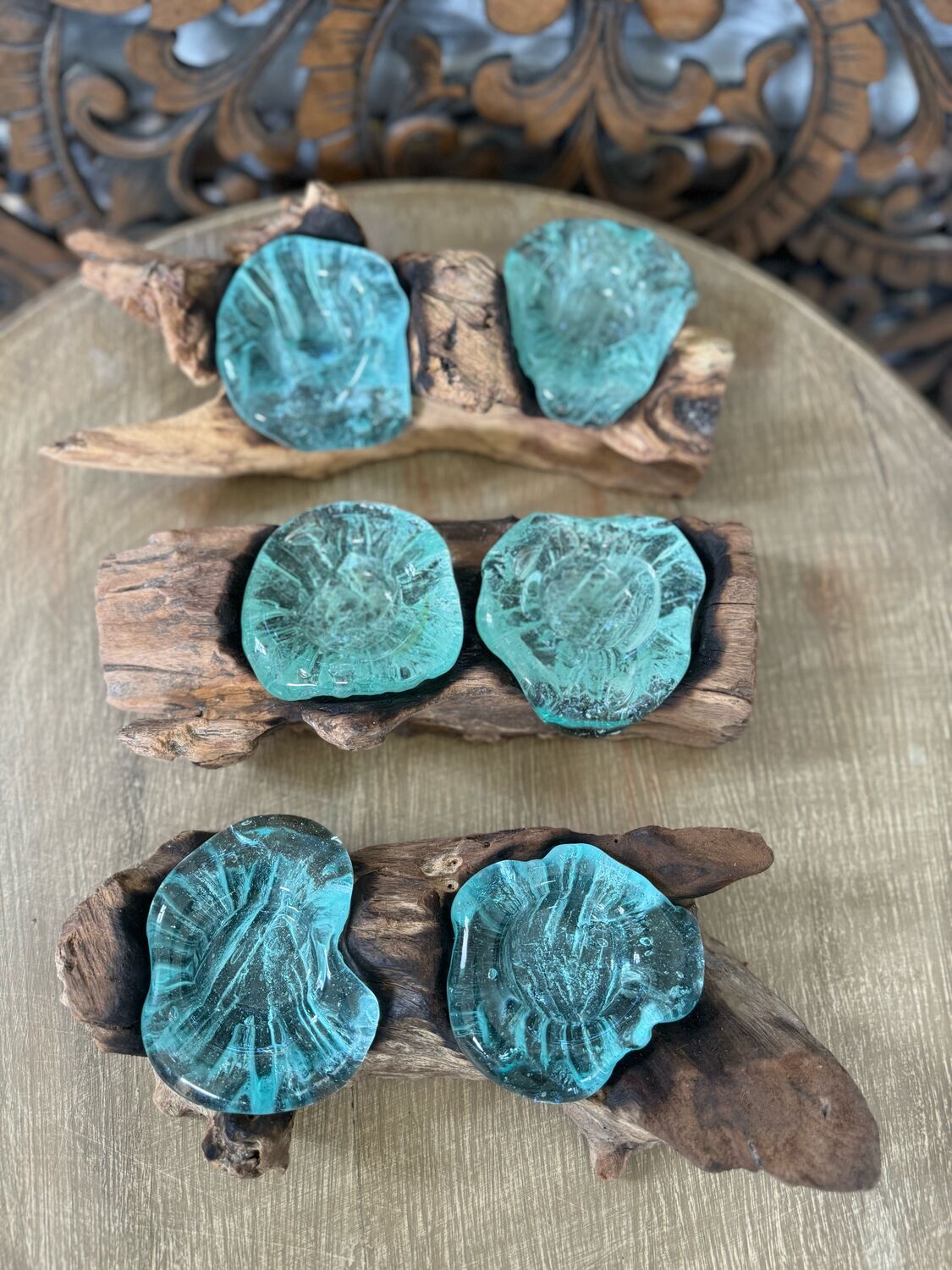 подсвечник из коряги