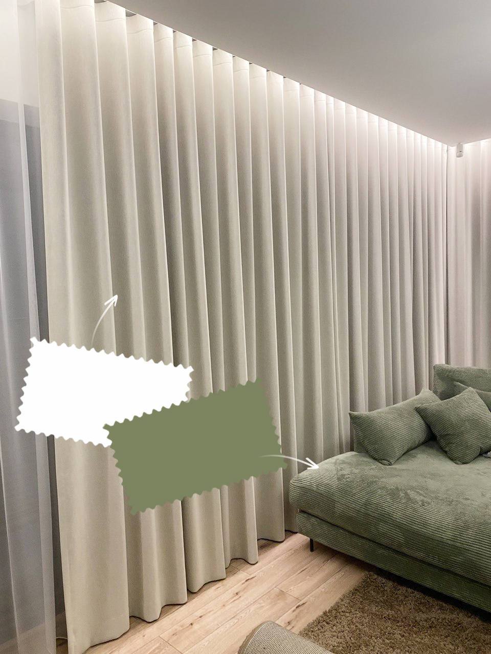 Motiva kardinad eritellimusel