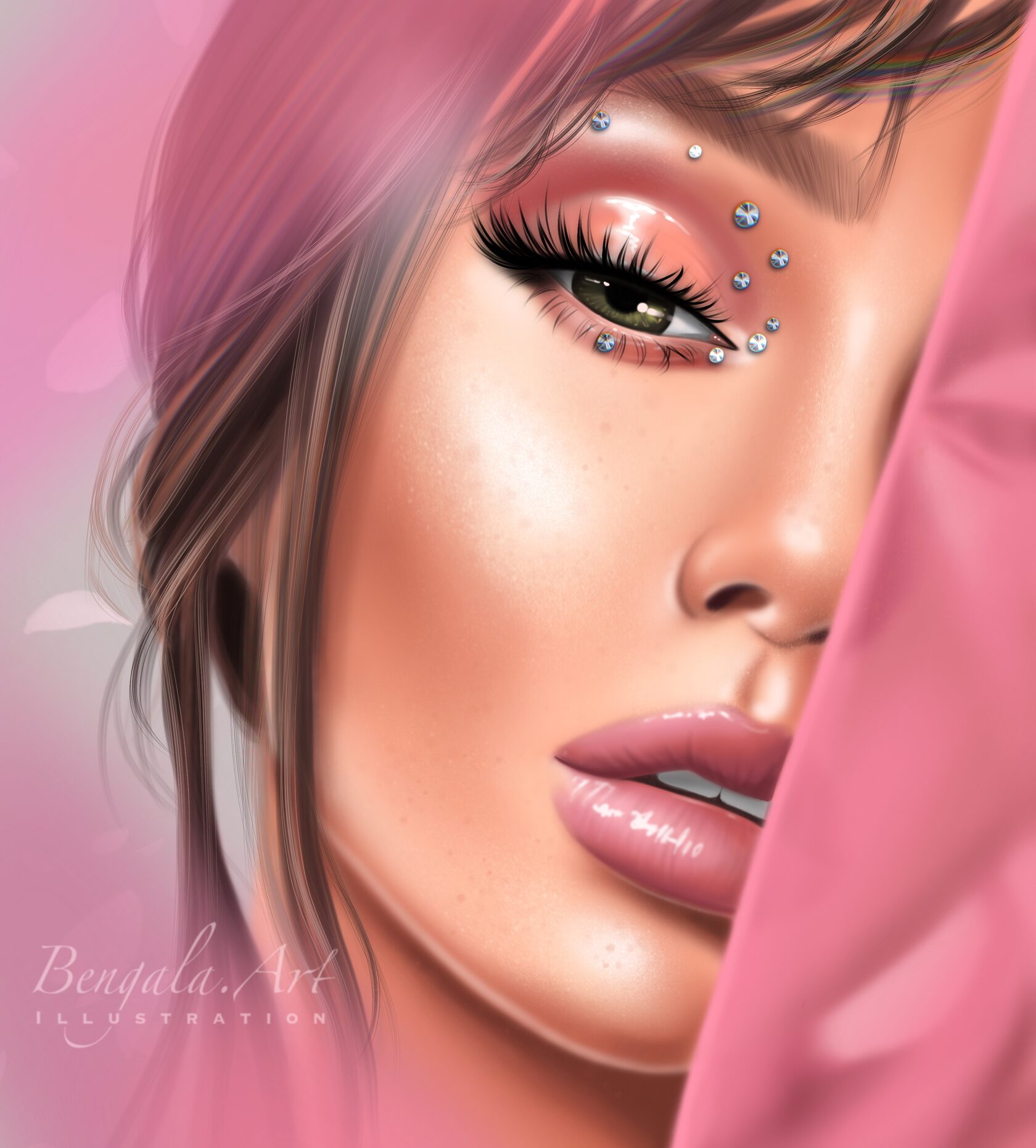 Digital-рисование Милашка-Мультяшка