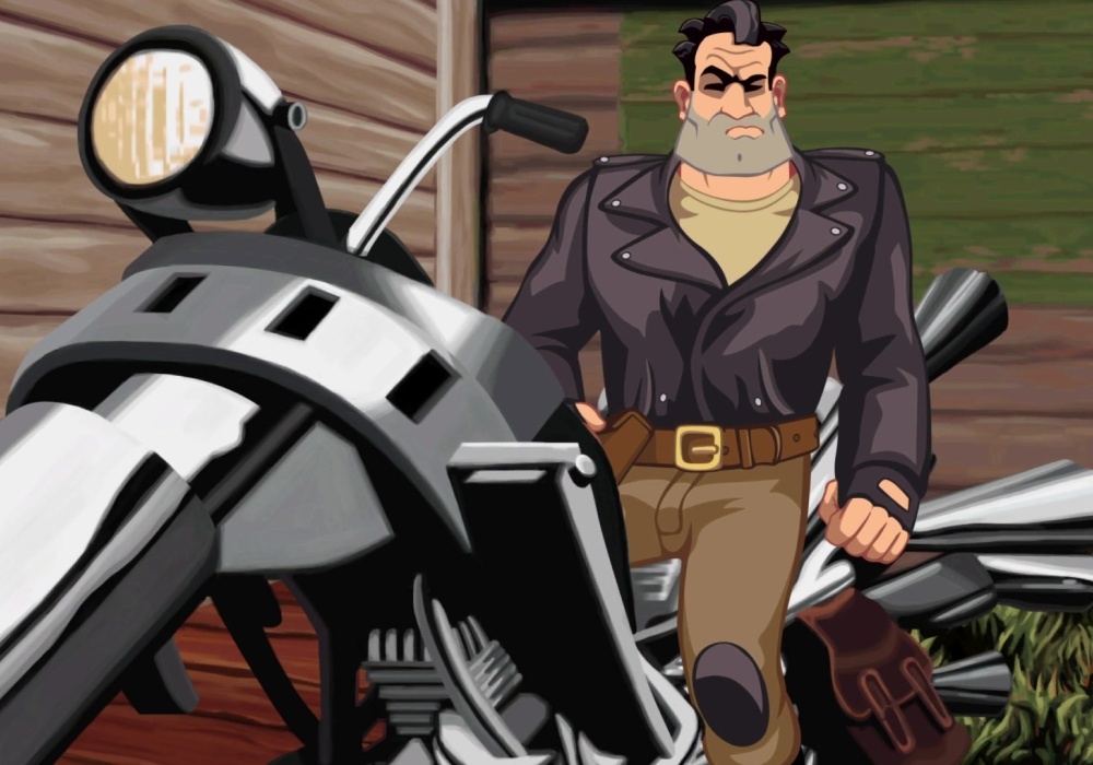 Full Throttle (игра, 1995). Full Throttle Remastered. Тим Шейфер. Игра про байкера.