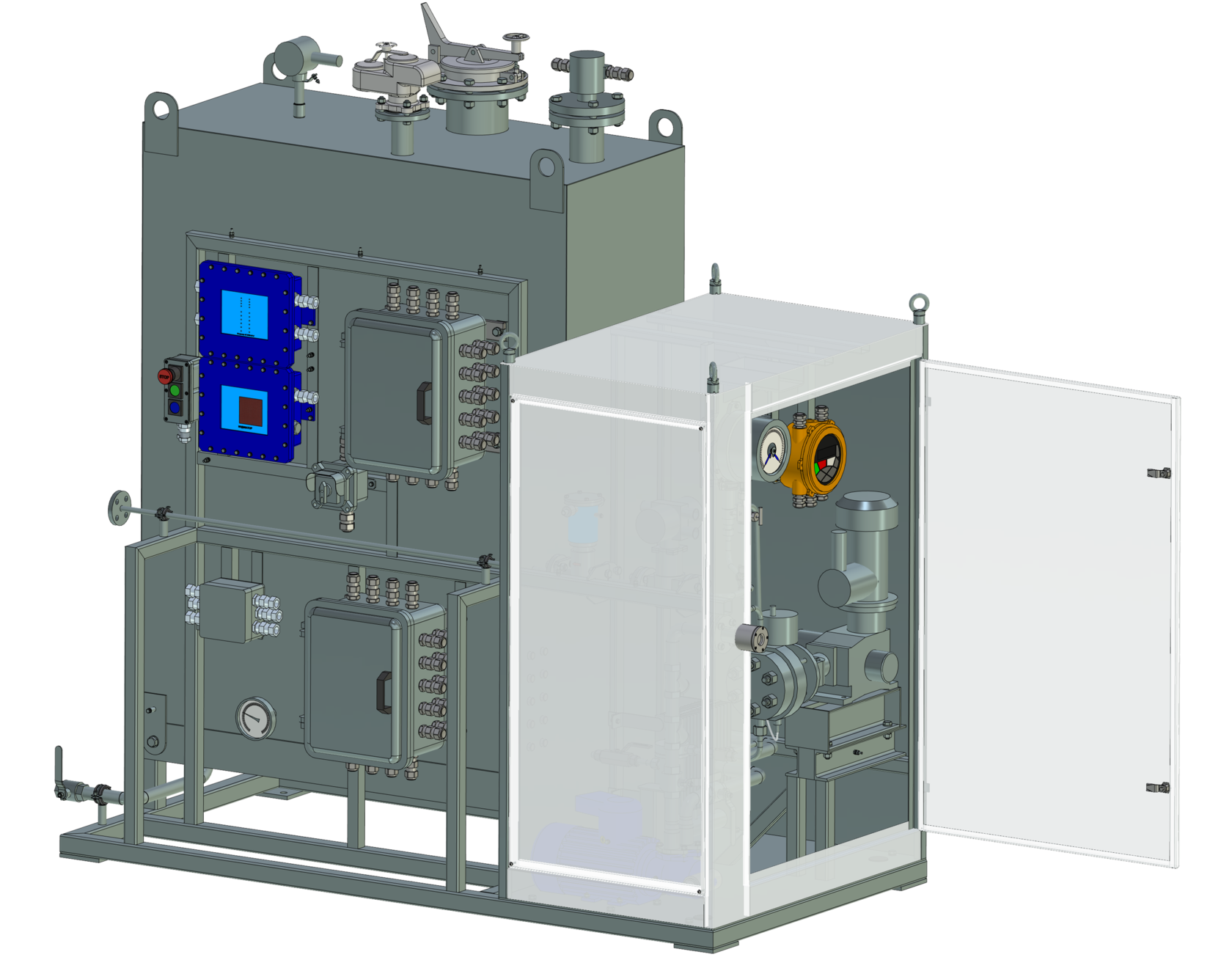 Additive dosing and fuel branding equipment