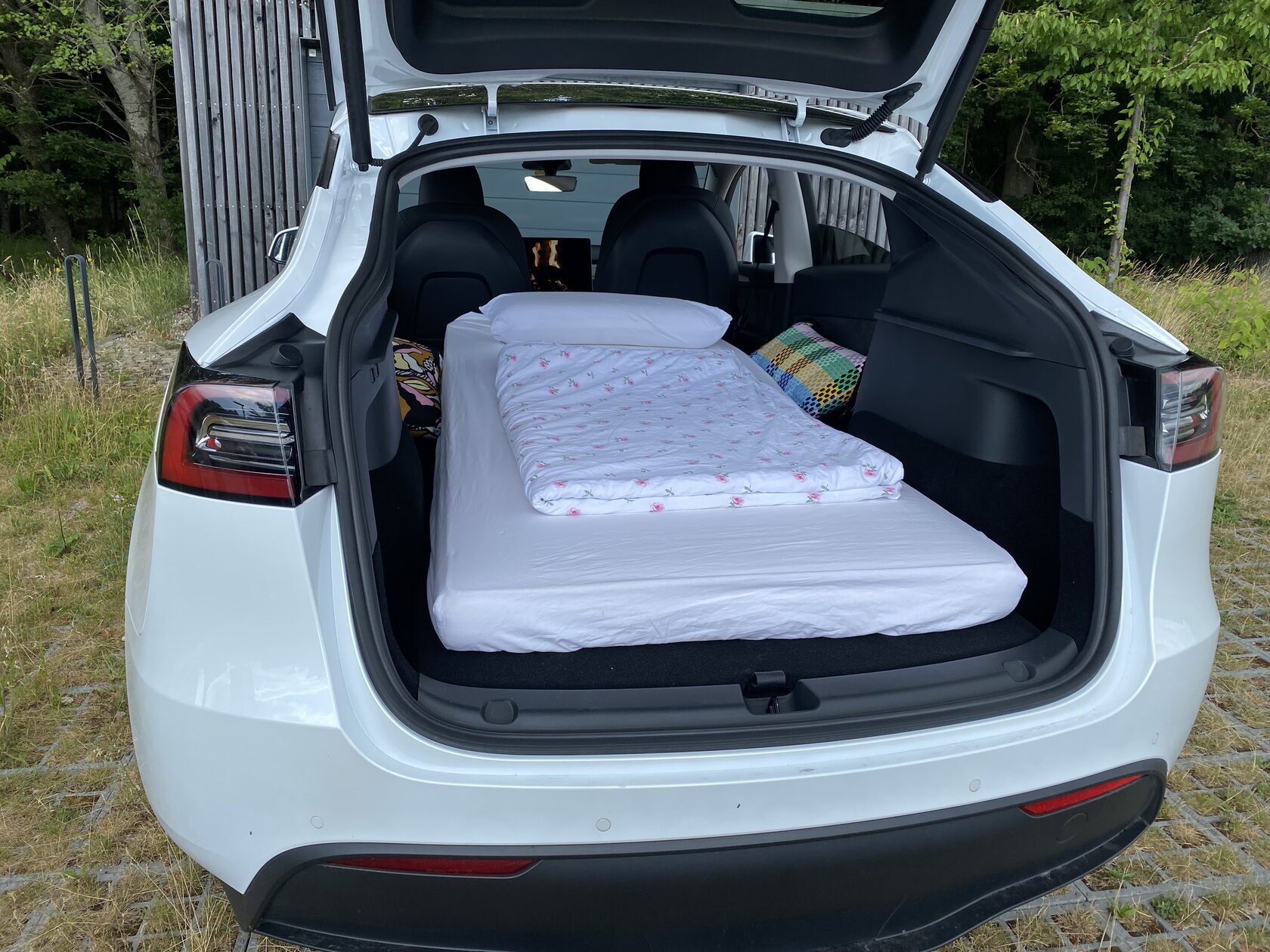 Neue Für Tesla Modell Y Auto Matratze Camping Hinten Schlafen Stamm Matte  Reise Camping Reise Outdoor