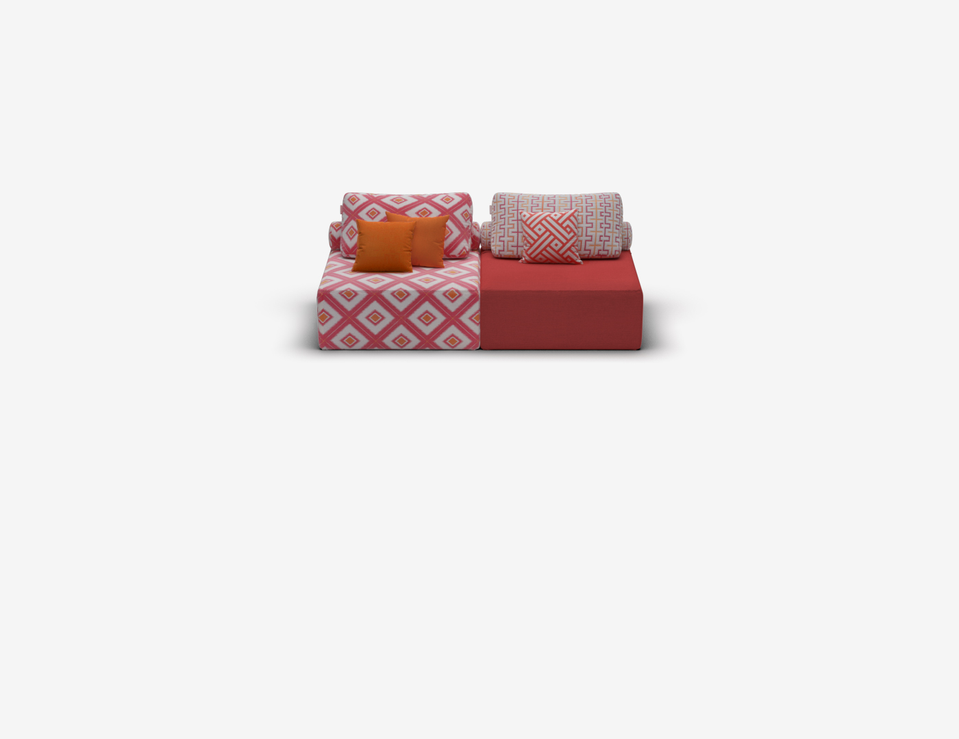 Модульный диван Холидей из 2 модулей