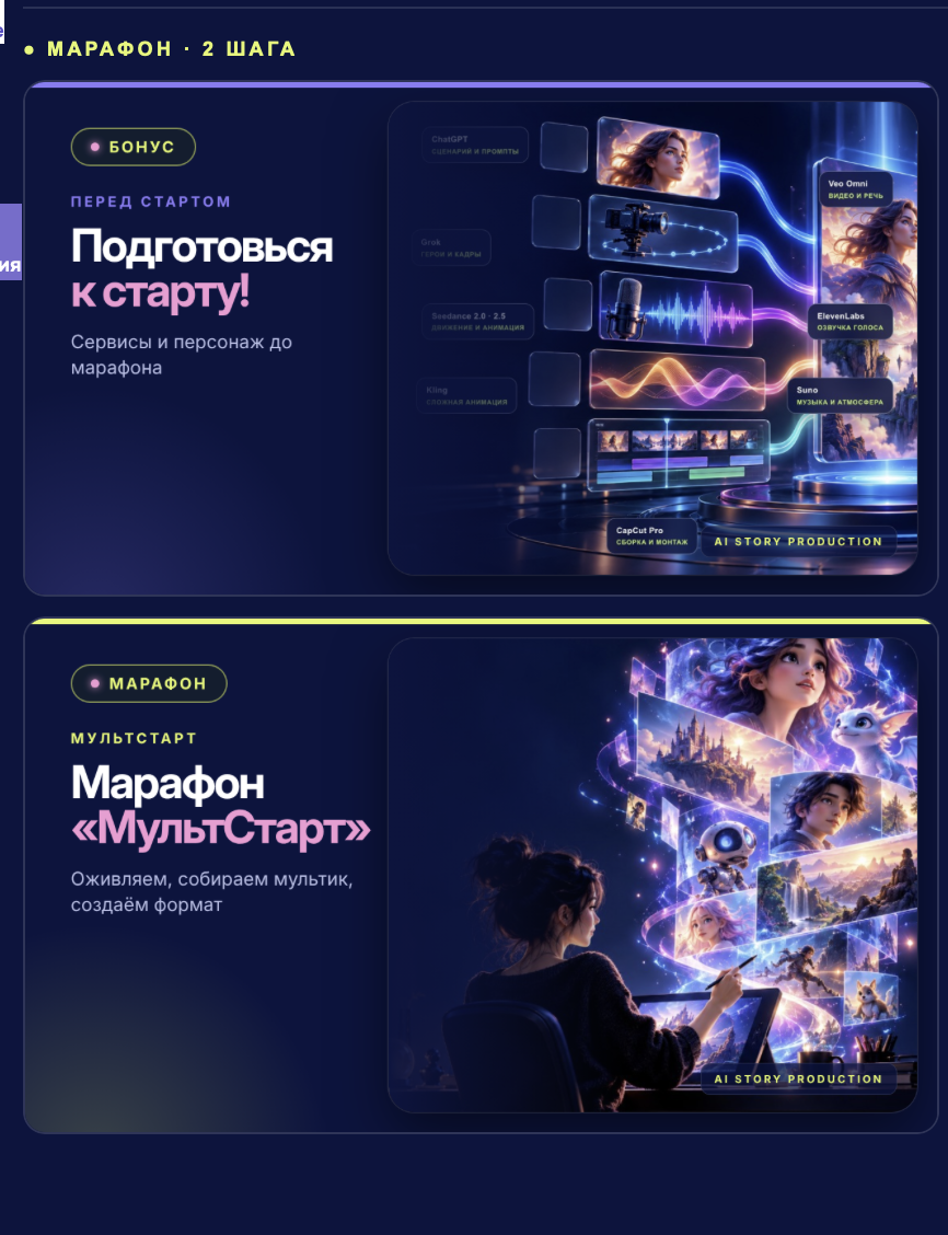 Уроки Мультстарта на платформе