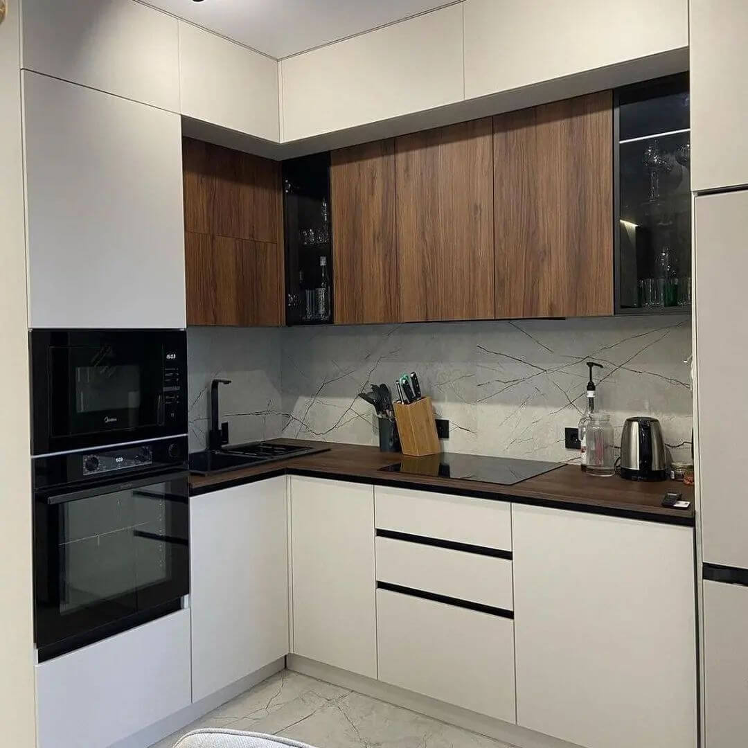 Кухня на заказ в Москве угловая