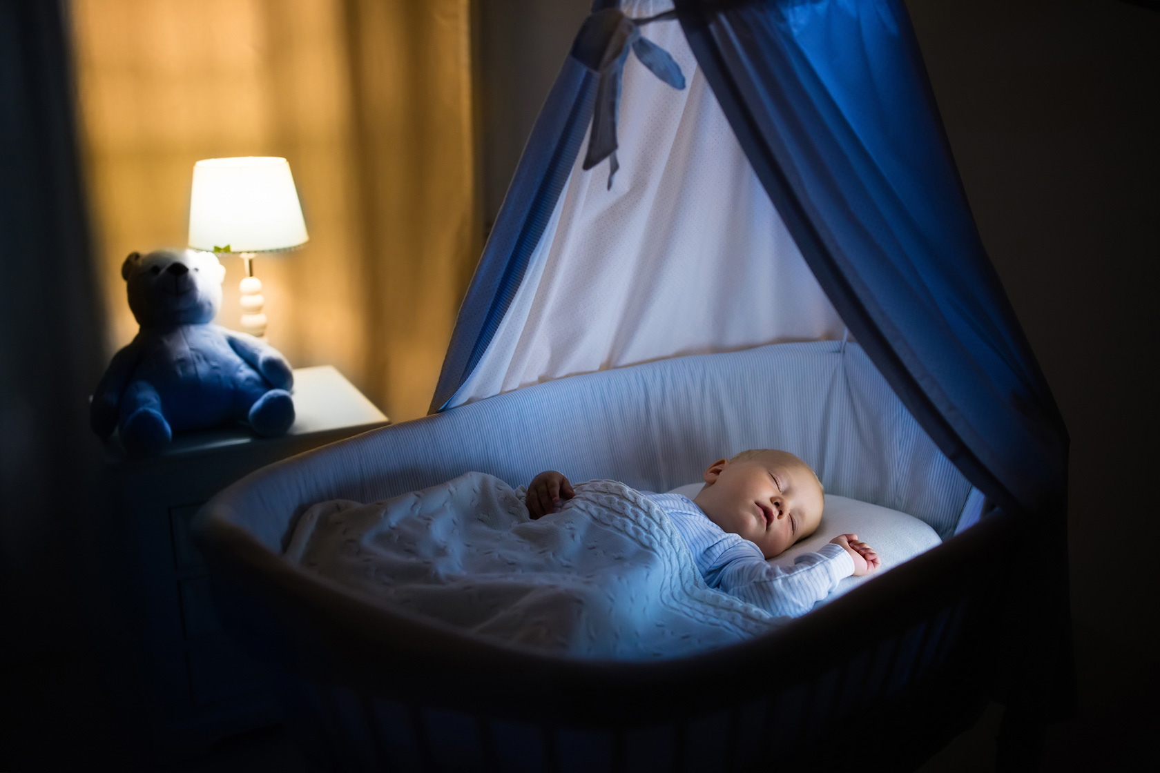 В какой кровати должен спать ребенок в год
