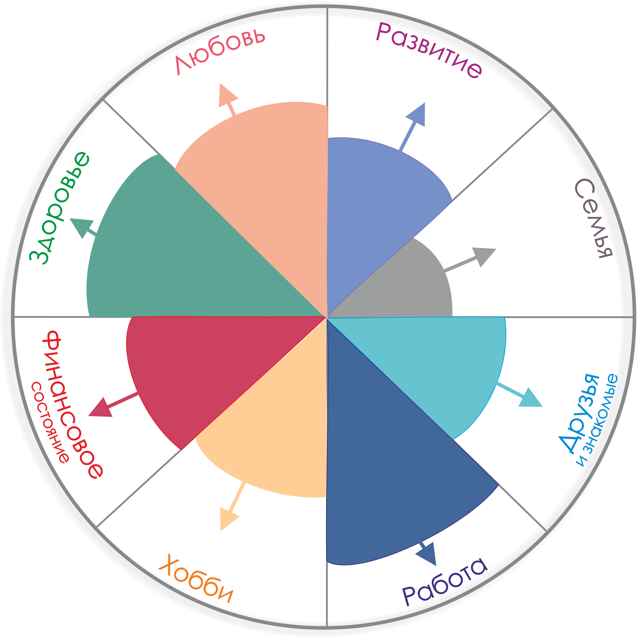 Направление секторов. Сферы колеса жизненного баланса. Круг сфер жизни колесо баланса. Колесо жизненного баланса 20 сфер. КЖБ колесо жизненного баланса.