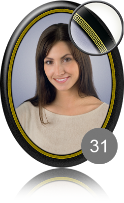 вариант исполнения ритуальной таблички 31